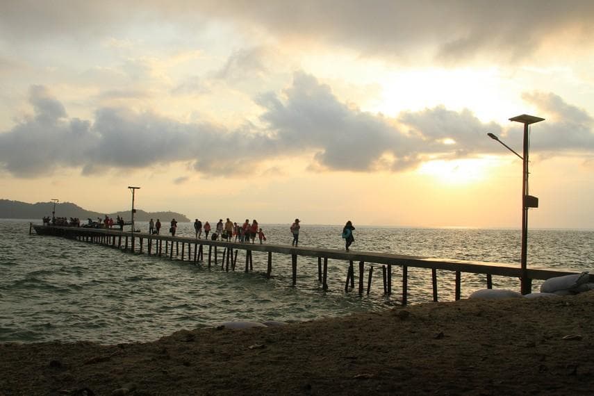 Pantai Wartawan – Kalianda, Lampung